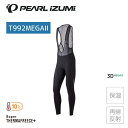 PEARLiZUMi パールイズミ T992MEGAll ブライト メガ ビブ タイツ 3 ブラック 自転車用 ビブタイツ