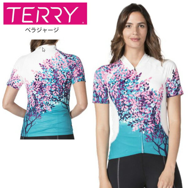 Terry テリー サイクルジャージ レディース 半袖 ベラジャージ #630490 コールドショルダー サイクルウェア 自転車 ロードバイク