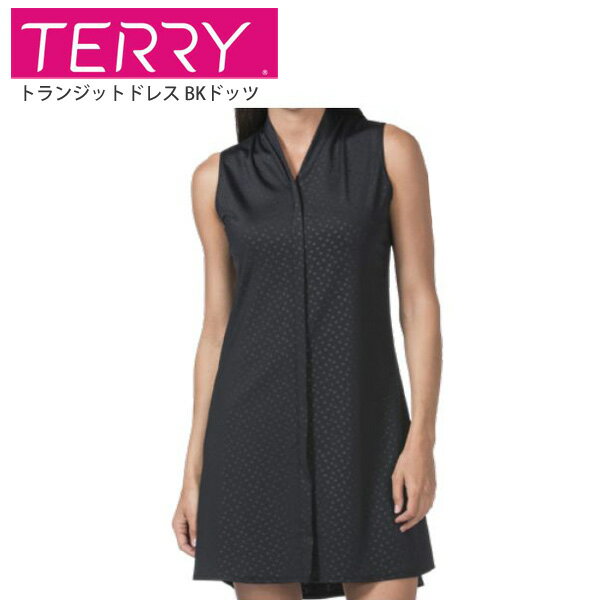 Terry テリー ワンピース レディース 半袖 トランジットドレス #635254 BK ドッツ サイクルウェア 自転車 ロードバイク