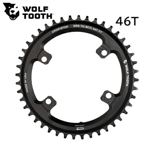 WOLF TOOTHեȥ 110 BCD 4 Bolt Chainring for Shimano GRX 46T ž 