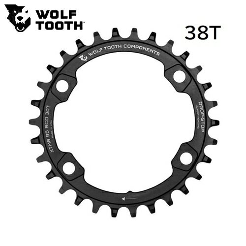 WOLF TOOTH　ウルフトゥース 96BCD Chainrings for XT M8000 - 96 x 38T 自転車 チェーンリング