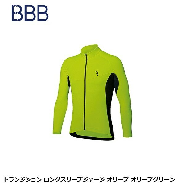 BBB ビービービー トランジション ロングスリーブジャージ オリーブ オリーブグリーン サイクルジャージ