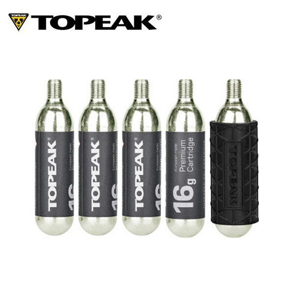 TOPEAK ȥԡ ݥץѡ 16g ͥ CO2ȥå 5ܥå YPP22800 ž ꡼