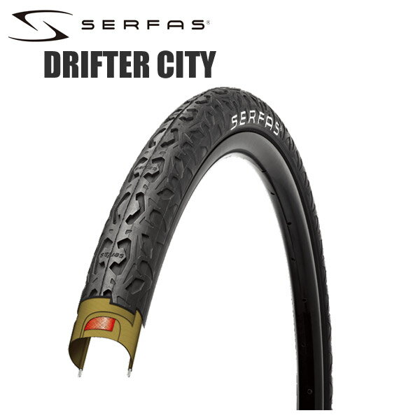 SERFAS サーファス タイヤ ドリフターシティ DRIFTER CITY クロスバイク 700C MTB用 26＆29インチ 自転車 サイクルパーツ