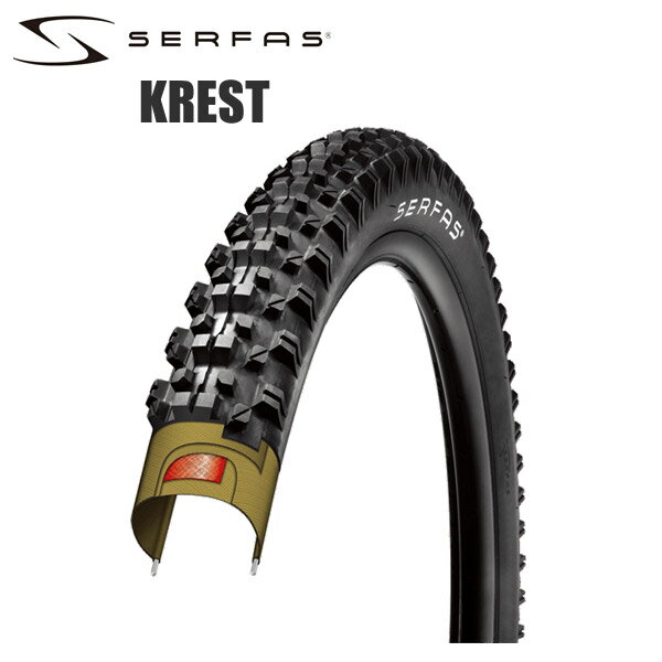 SERFAS サーファス タイヤ KREST クレスト MTB オールマウンテン用 29インチ 自転車 サイクルパーツ