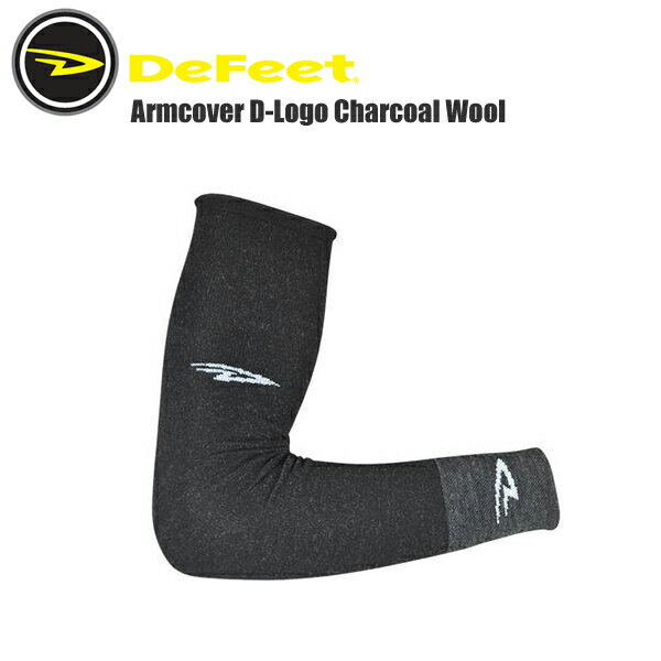 DeFeet ディフィート アームカバー Armcover D-Logo Charcoal Wool サイクルウェア ロードバイクウェア