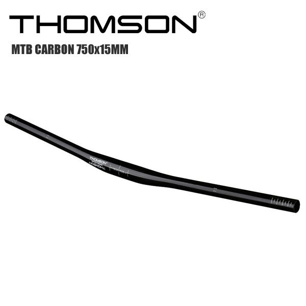 THOMSON トムソン MTB CARBON RISERBAR 750x15MM MTB カーボン ライザーバー ハンドルバー 自転車