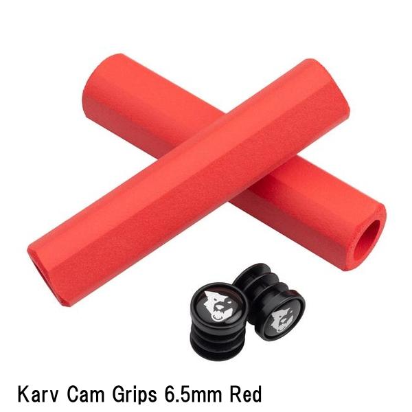 Grip - WOLF TOOTH　ウルフトゥース Karv Cam Grips 6.5mm Red 自転車 グリップ