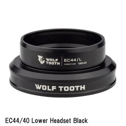 WOLF TOOTH　ウルフトゥース EC44/40 Lower Headset Black 自転車 ヘッドパーツ