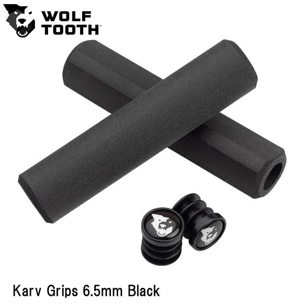 City Cycle - WOLF TOOTH　ウルフトゥース Karv Grips 6.5mm Black 自転車 グリップ