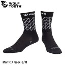 WOLF TOOTH　ウルフトゥース MATRIX Sock S/M サイクルソックス 靴下 スポーツソックス 自転車