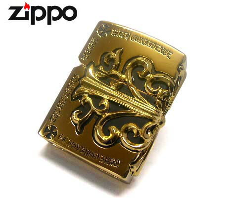 限定モデル zippo 送料無料！新品正規品 規格外の重厚感！復刻 纏鎧 各300個限定モデル METAL-JACKET 2FMJ-SideCRSGG(ミラーゴールド3面ゴールド装飾 文字刻印6インクロス)ZIPPOジッポライター☆おまけメンテブラシ付き！