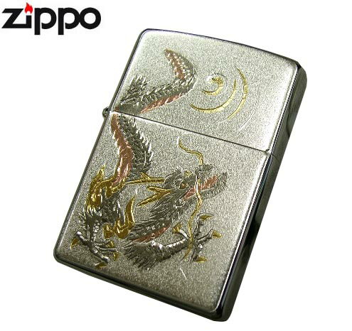 送料無料！新品正規品 まるで手彫り！電鋳板「龍」ZIPPOジッポライター☆おまけメンテブラシ付き！(配送)小型宅配便,メール便はさらに割引き。(TK140)