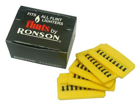 送料無料!RONSON(ロンソン)純正フリント着火石1箱(24枚入り)セット 新品正規品(配送)追跡可能メール便,メール便はさらに割引き。(TK390)