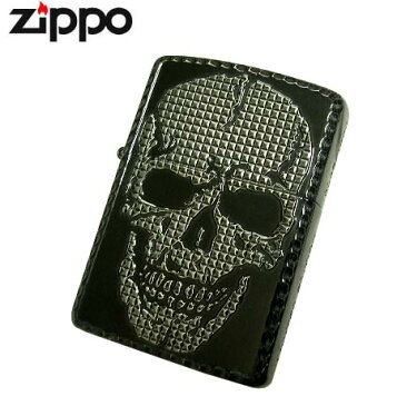 送料210円〜新品正規品 ARMOR 限定1000個 シリアルNo付 スタッズ加工スカルZIPPO(Dark黒ブラス)☆おまけメンテブラシ付き！