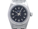 ROLEX ロレックス オイスター パーペチュアル 76080 A番 1999年製 ブラック ダイヤル 文字盤 自動巻 オートマチック 24mm SS ステンレススチール レディース【大黒屋質店出品】【中古】【送料無料】