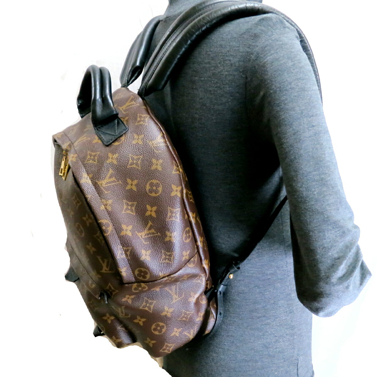 【プライスダウン】【銀座店】 ルイ・ヴィトン パームスプリングス リュックサック 鞄 バックパックMM レディース・メンズ リュック・デイパック M41561 モノグラムキャンバス モノグラム DH48421【大黒屋質店出品】 【中古】【送料無料】【店頭受取対応商品】