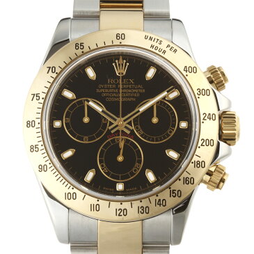 ［銀座店］ ROLEX ロレックス デイトナ D番 (2005年製) 116523 腕時計 ステンレススチール ブラック 文字盤 メンズ DH48596【大黒屋質店出品】 【中古】【送料無料】