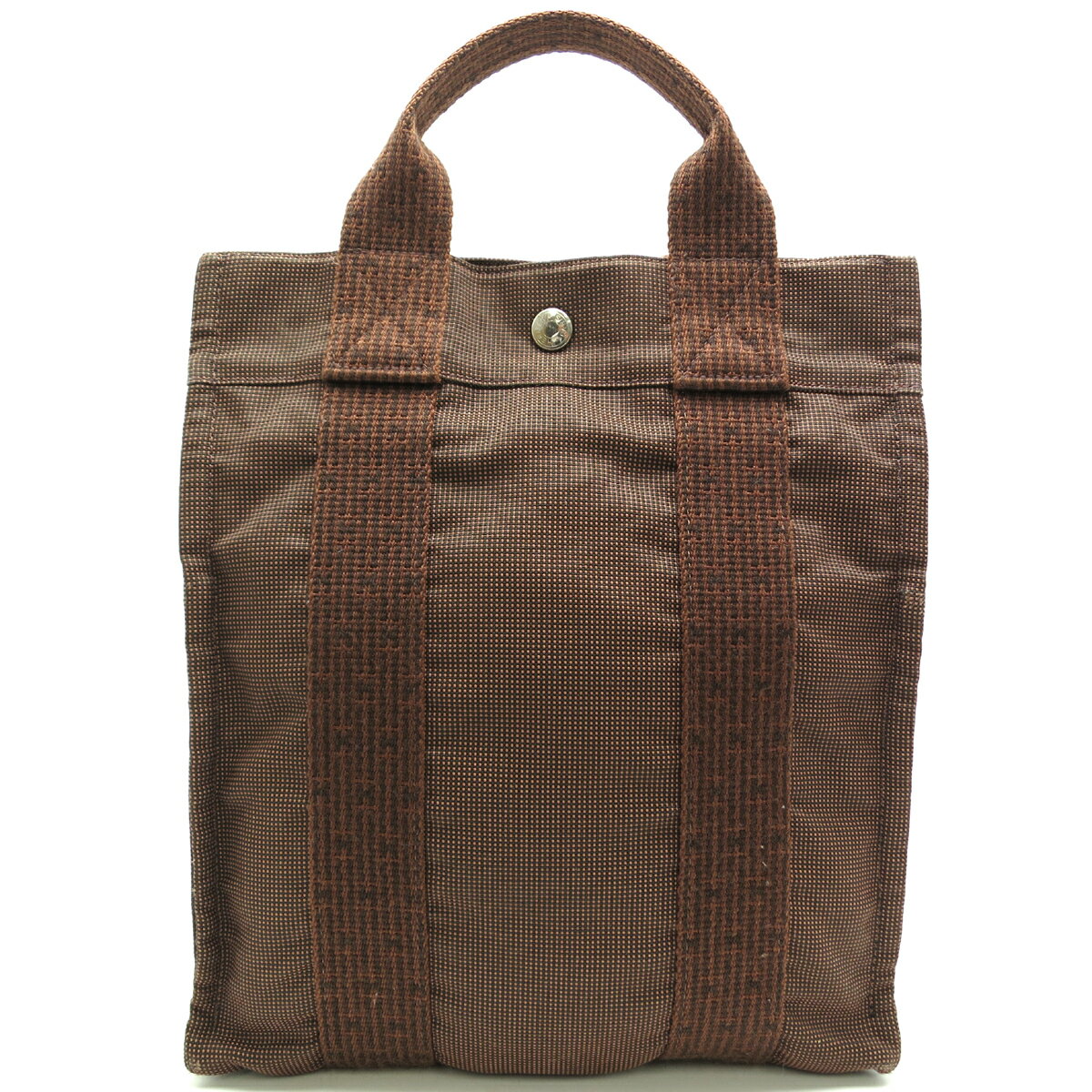 【プライスダウン】【飯能本店】 エルメス エールライン アド バックパック レディース リュック・デイパック キャンバス ブラウン DH50349【大黒屋質店出品】 【中古】【送料無料】【店頭受取対応商品】