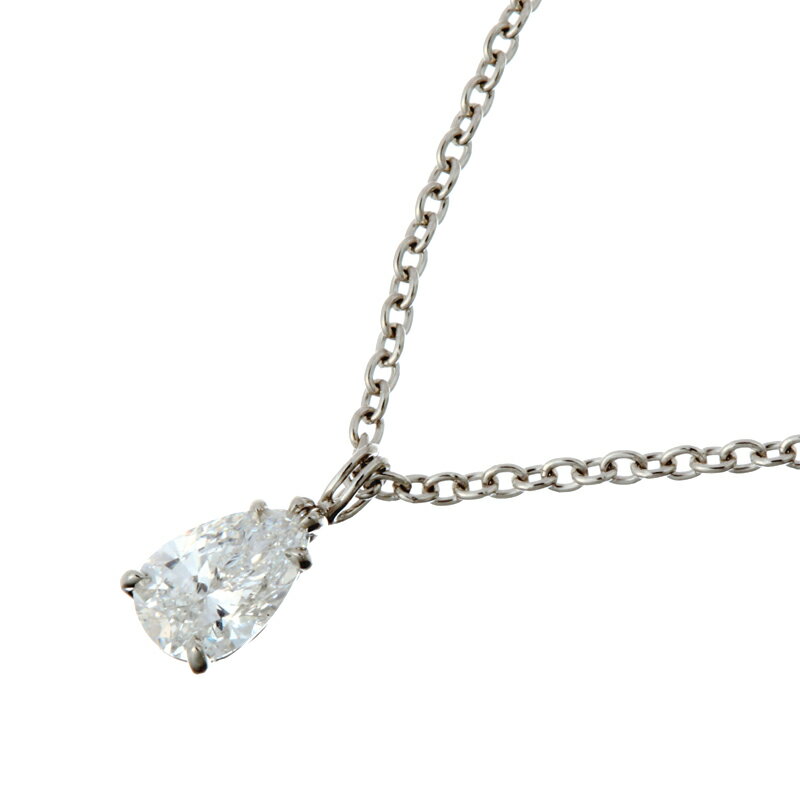 【プライスダウン】【飯能本店】ハリーウィンストンペアシェイプ0.53ctダイヤモンドレディースネックレスPt950プラチナDH52770【大黒屋質店出品】【中古】【送料無料】【店頭受取対応商品】