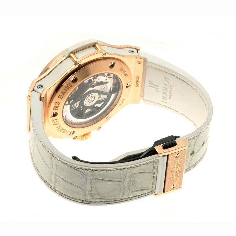 【銀座店】 ウブロ ビッグバン ポルトチェルボ ベゼルダイヤモンド メンズ 腕時計 301.PE.230.RW.114 セラミック ホワイト文字盤 DH53282【大黒屋質店出品】 【中古】【店頭受取対応商品】