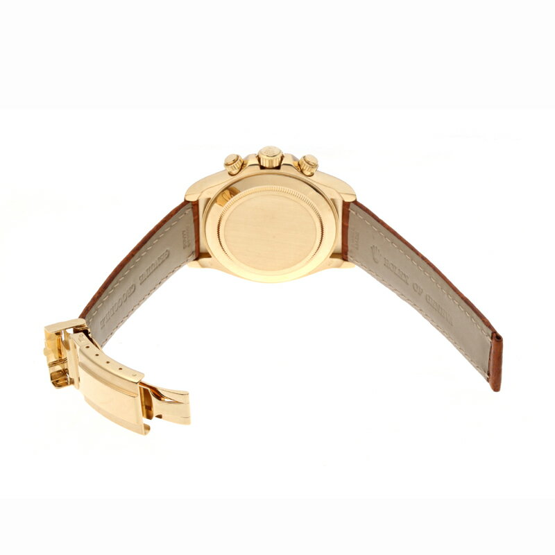 【プライスダウン】【銀座店】 ロレックス デイトナ Y番 2002年製 メンズ 腕時計 116518NR 750イエローゴールド ブラックシェル文字盤 DH53322【大黒屋質店出品】 【中古】【送料無料】【店頭受取対応商品】