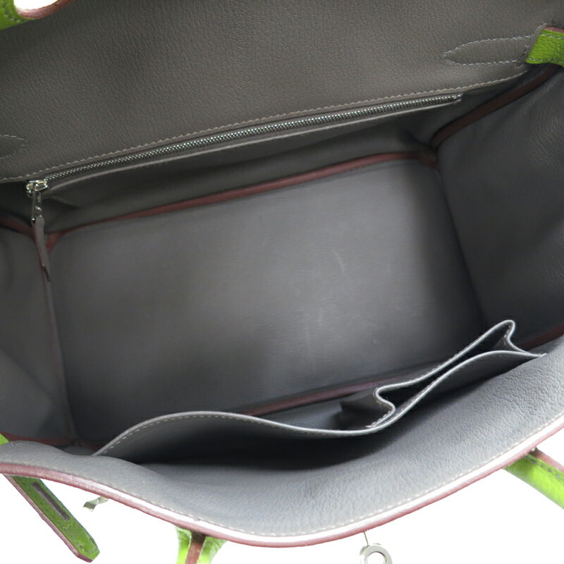 【銀座店】 エルメス バーキン30 レディース ハンドバッグ □Q（2013年製）刻印 トゴ アニスグリーン・エタン イエローグリーン DH55018【大黒屋質店出品】 【中古】【送料無料】【店頭受取対応商品】