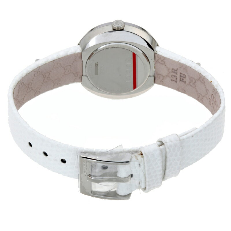 【銀座店】 グッチ ユープレイ レディース 腕時計 YA129515 ステンレススチール シルバー文字盤 DH55779【大黒屋質店出品】 【中古】【送料無料】【店頭受取対応商品】