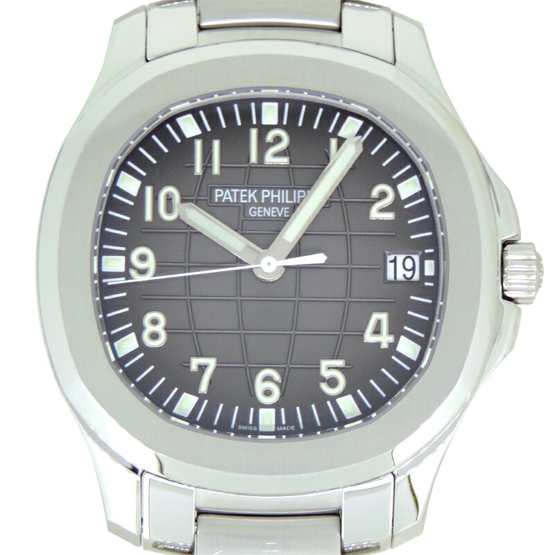 【銀座店】 パテックフィリップ アクアノート エクストララージ メンズ 腕時計 5167/1A-001 ステンレススチール ブラックアラビアン文字盤 DH55866【大黒屋質店出品】 【中古】【送料無料】【店頭受取対応商品】