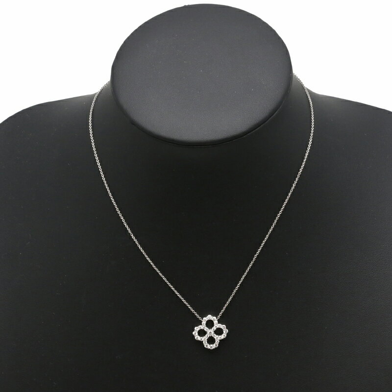 【銀座店】 ハリーウィンストン ループ バイ HW オープン ダイヤモンド スモール レディース ネックレス PEDPRDSML40 Pt950プラチナ シルバー DH55905【大黒屋質店出品】 【中古】【送料無料】【店頭受取対応商品】