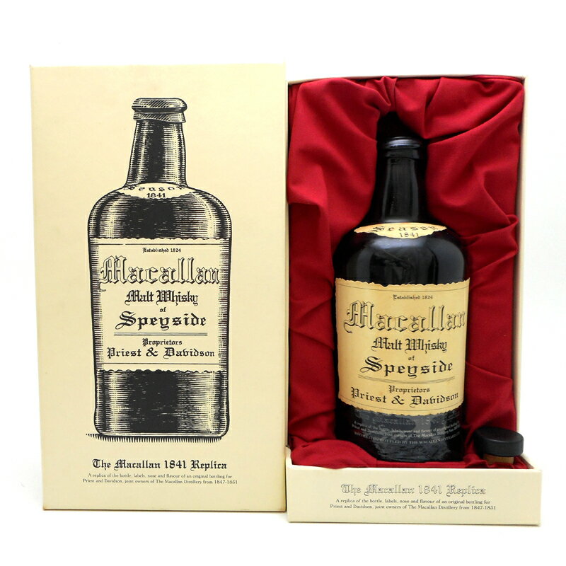 ［飯能本店］ マッカラン MACALLAN ウイスキー 1841 レプリカ 700ml SH0312【新品・未開封】