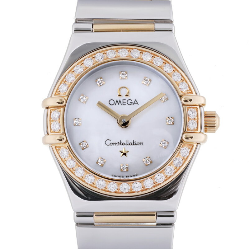 【飯能本店】 オメガ コンステレーション マイチョイス ベゼル 12P ダイヤモンド レディース 腕時計 1365.75 ステンレススチール ホワイトシェル文字盤 DH57149【大黒屋質店出品】 【中古】【送料無料】【店頭受取対応商品】
