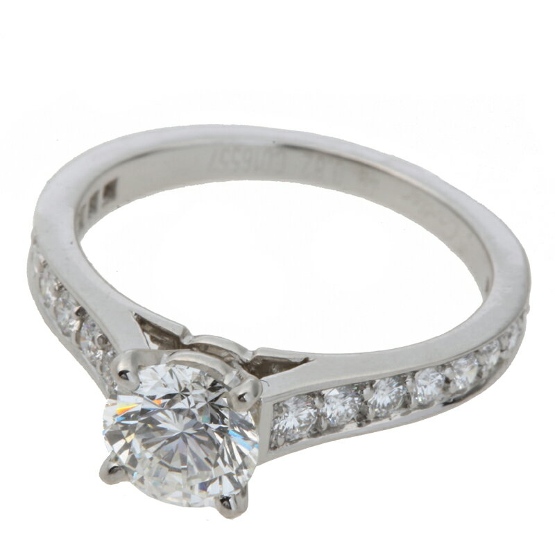 【飯能本店】 カルティエ 1895 ソリテール 0.82ct ダイヤモンド #49 レディース リング・指輪 Pt950プラチナ 9号 シルバー DH57408【大黒屋質店出品】 【中古】【送料無料】【店頭受取対応商品】