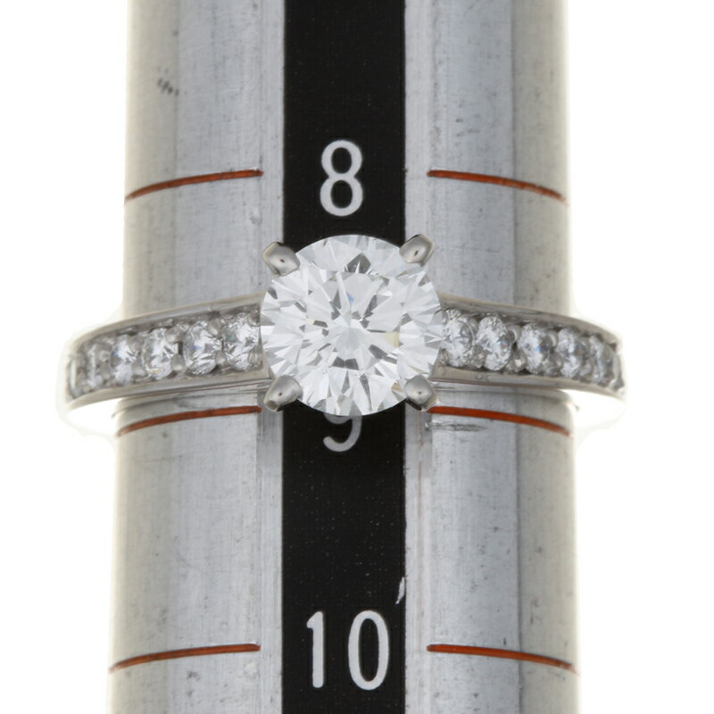 【飯能本店】 カルティエ 1895 ソリテール 0.82ct ダイヤモンド #49 レディース リング・指輪 Pt950プラチナ 9号 シルバー DH57408【大黒屋質店出品】 【中古】【送料無料】【店頭受取対応商品】