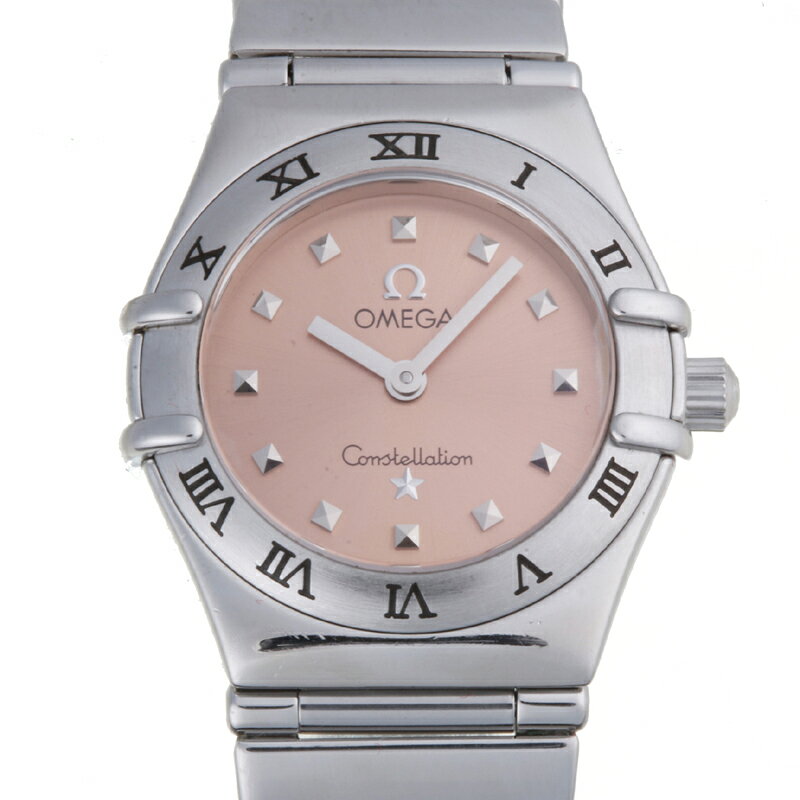 【飯能本店】 オメガ コンステレーション マイチョイス レディース 腕時計 1561.61 ステンレススチール ピンク文字盤 DH57429【大黒屋質店出品】 【中古】【送料無料】【店頭受取対応商品】