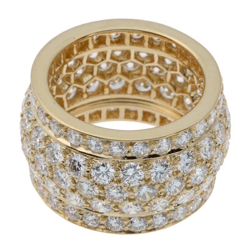 【銀座店】 カルティエ ニジェリア ダイヤモンド #50 レディース リング・指輪 750イエローゴールド 10号 ゴールド DH57569【大黒屋質店出品】 【中古】【送料無料】【店頭受取対応商品】