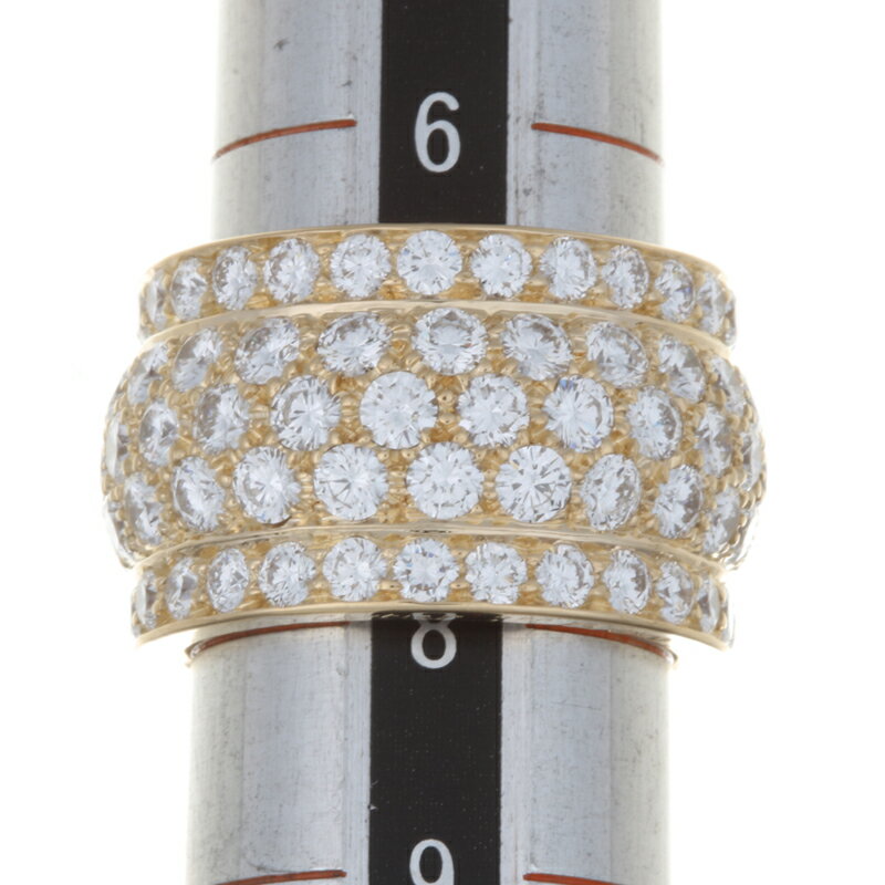 【銀座店】 カルティエ ニジェリア ダイヤモンド #50 レディース リング・指輪 750イエローゴールド 10号 ゴールド DH57569【大黒屋質店出品】 【中古】【送料無料】【店頭受取対応商品】