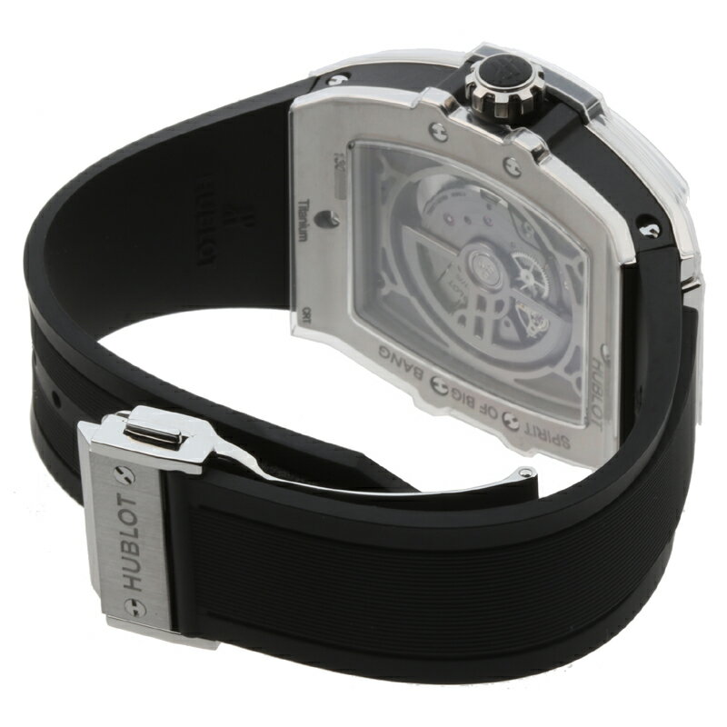 【銀座店】 ウブロ スピリット オブ ビッグバン ムーンフェイズ チタニウム メンズ 腕時計 647.NX.1137.RX チタン スケルトン文字盤 DH58397【大黒屋質店出品】 【中古】【送料無料】【店頭受取対応商品】