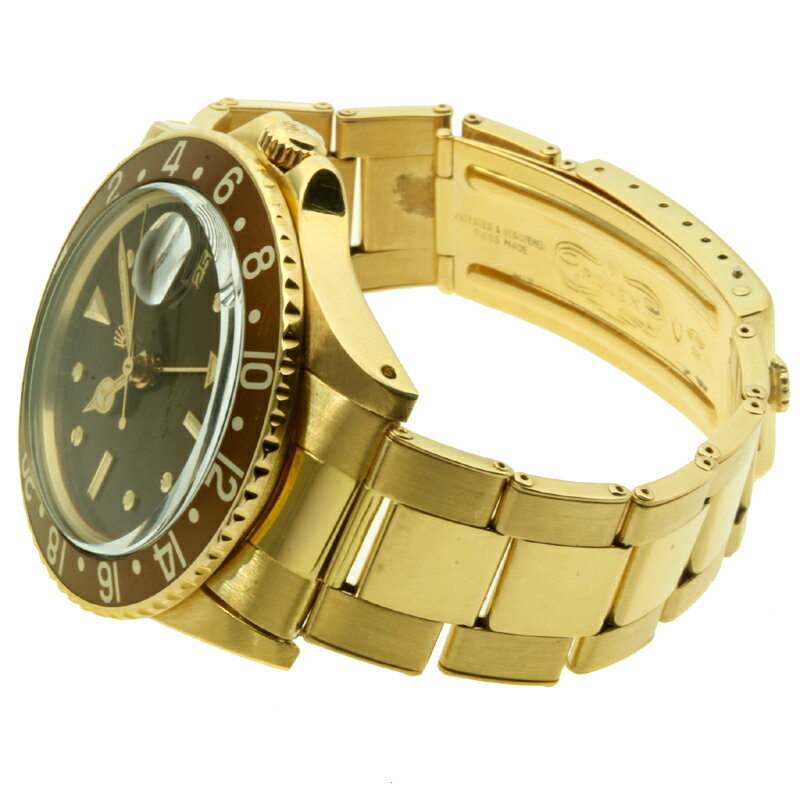 【銀座店】 ロレックス GMTマスター 59番 1979年頃製造 メンズ 腕時計 1675/8 18Kイエローゴールド ブラウン文字盤 (フジツボダイヤル) DH58407【大黒屋質店出品】 【中古】【送料無料】【店頭受取対応商品】