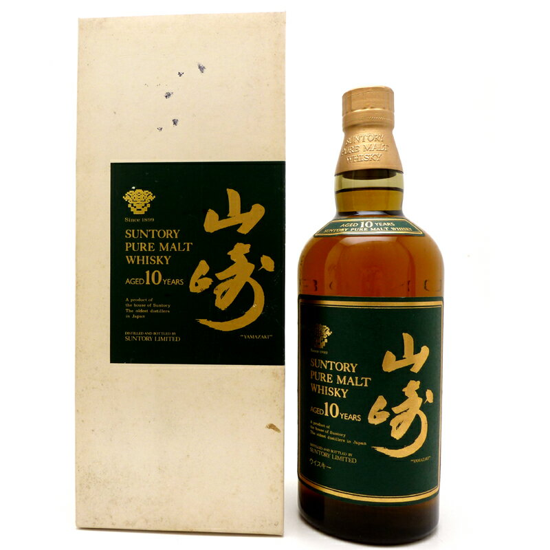 【埼玉県配送限定】［飯能本店］ 山崎 サントリー ウイスキー グリーンラベル 10年 750ml SH0405【新品・未開封】