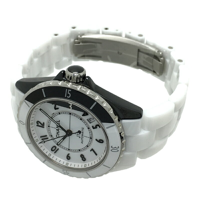【プライスダウン】【銀座店】 シャネル J12 パラドックス メンズ 腕時計 H6515 セラミック ホワイトxブラックアラビアン文字盤 DH61262【大黒屋質店出品】 【中古】【送料無料】【店頭受取対応商品】