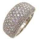 【銀座店】 ノンブランド Pt900 1.06ct パヴェ ダイヤモンド レディース リング・指輪 Pt900プラチナ 10号 DH63586【大黒屋質店出品】 【中古】【送料無料】【店頭受取対応商品】(4)