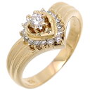 【銀座店】 ノンブランド K18YG 0.10ct 0.15ct ダイヤモンド レディース・メンズ リング・指輪 K18イエローゴールド 14.5号 DH66037【大黒屋質店出品】 【中古】【送料無料】【店頭受取対応商品】|詳細画像