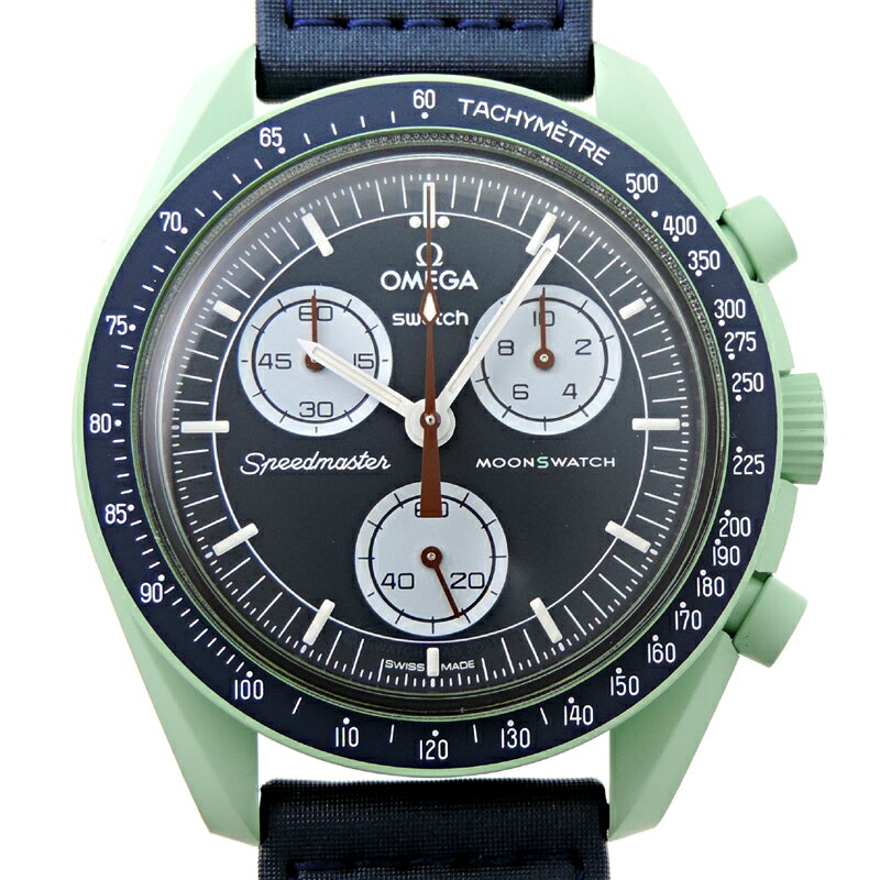 【飯能本店】 SWATCH x OMEGA 【スウォッチxオメガ】ムーンスウォッチ ミッション オン アース レディース・メンズ 腕時計 SO33G100 DH71513【大黒屋質店出品】 【中古】【送料無料】【店頭受取対応商品】のサムネイル