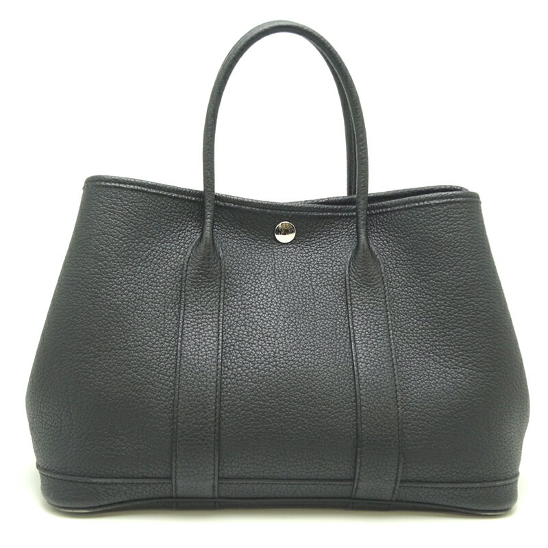 【飯能本店】 エルメス ガーデンパーティTPM A刻印 2017年製 レディース ハンドバッグ ネゴンダ ノワール（ブラック） DH72415【大黒屋質店出品】 【中古】【送料無料】【店頭受取対応商品】のサムネイル