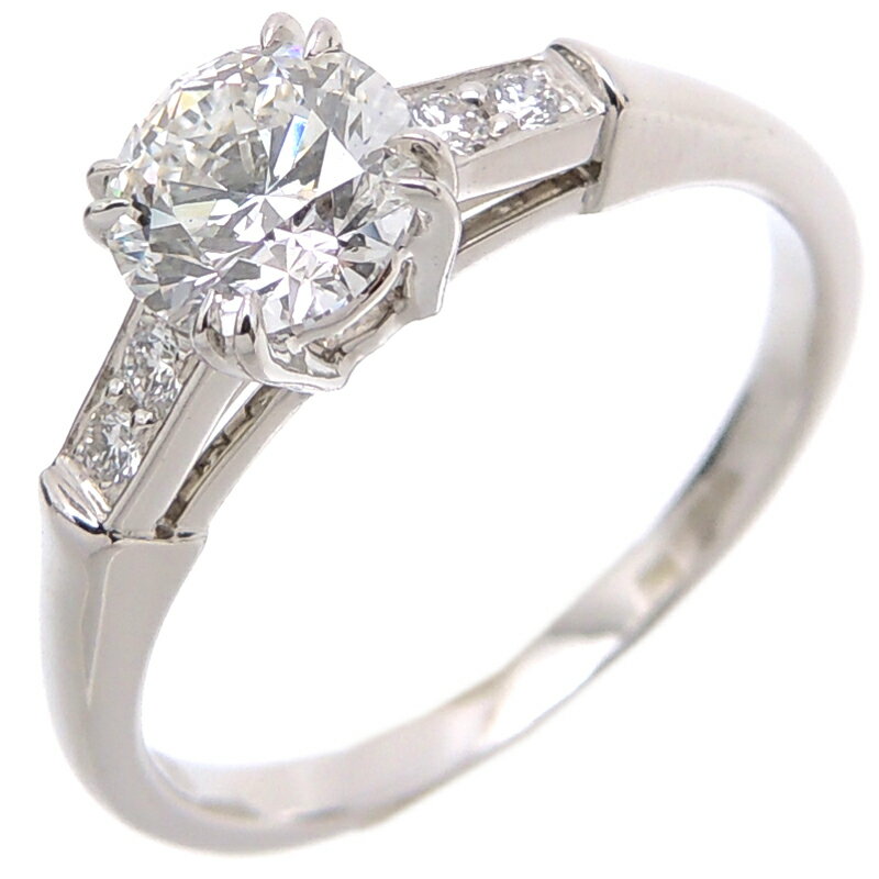 【銀座店】 ハリーウィンストン 0.70ct ダイヤモンド トリスト レディース リング・指輪 Pt950プラチナ 11号 DH74203【大黒屋質店出品】 【中古】【送料無料】【店頭受取対応商品】のサムネイル