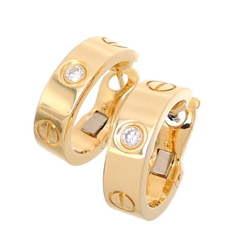 【飯能本店】 カルティエ ラブ ダイヤモンド レディース ピアス 750イエローゴールド DH74446【大黒屋質店出品】 【中古】【送料無料】【店頭受取対応商品】のサムネイル