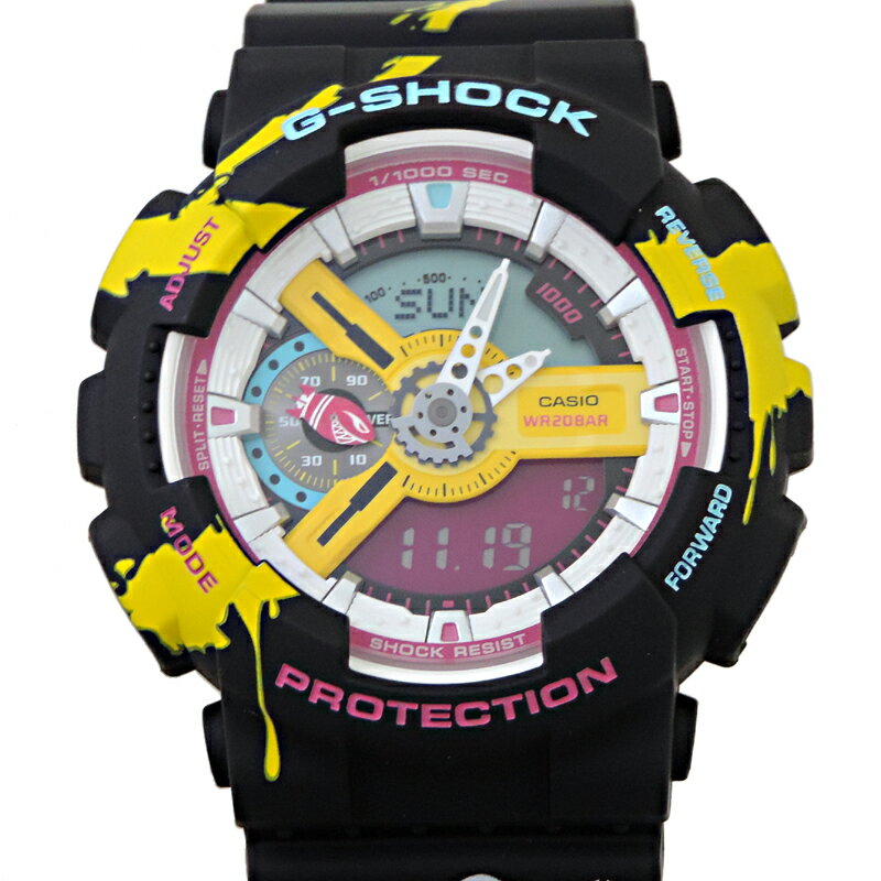 【銀座店】 カシオ G-SHOCK 110シリーズ アナログデジタル リーグオブレジェンドモデル レディース・メンズ 腕時計 GA-110LL-1AJR DH78195【大黒屋質店出品】 【中古】【送料無料】【店頭受取対応商品】