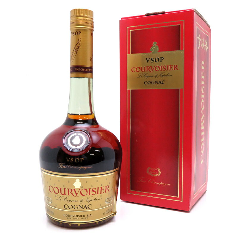 ［飯能本店］ クルボアジェ COURVOISIER ブランデー VSOP コニャック 700ml SH1288【新品・未開封】