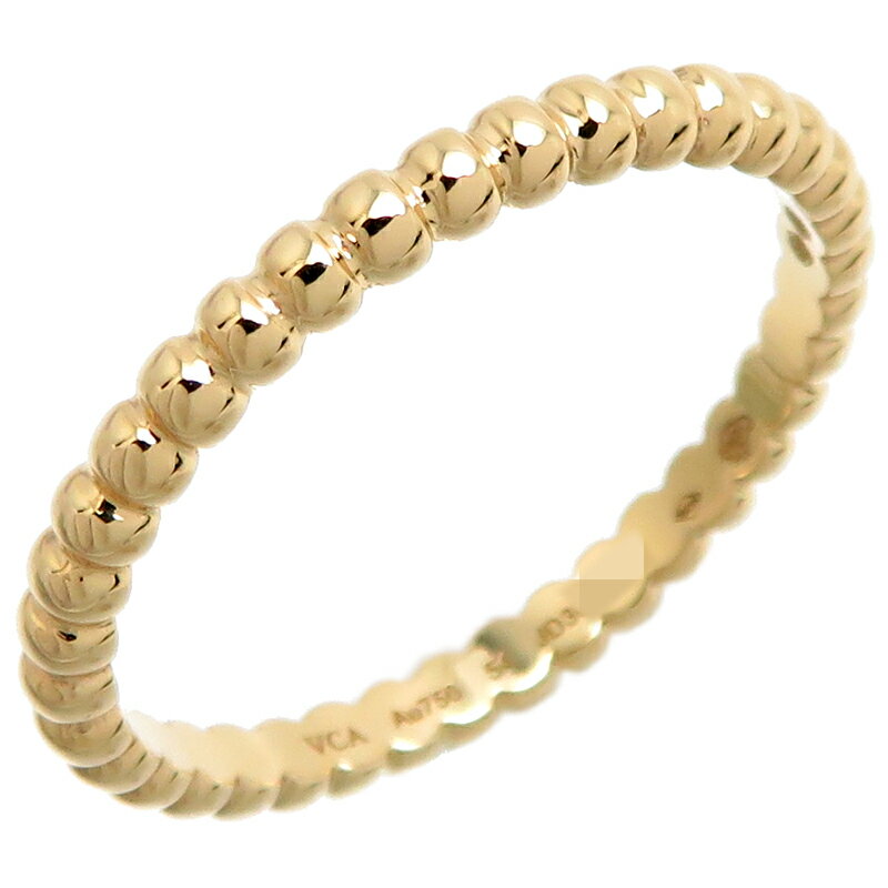 【飯能本店】 ヴァンクリーフ＆アーペル 750YG #54 ペルレ レディース リング・指輪 VCARN95Q54 750イエローゴールド 13.5号 DH79762【大黒屋質店出品】 【中古】【送料無料】【店頭受取対応商品】のサムネイル